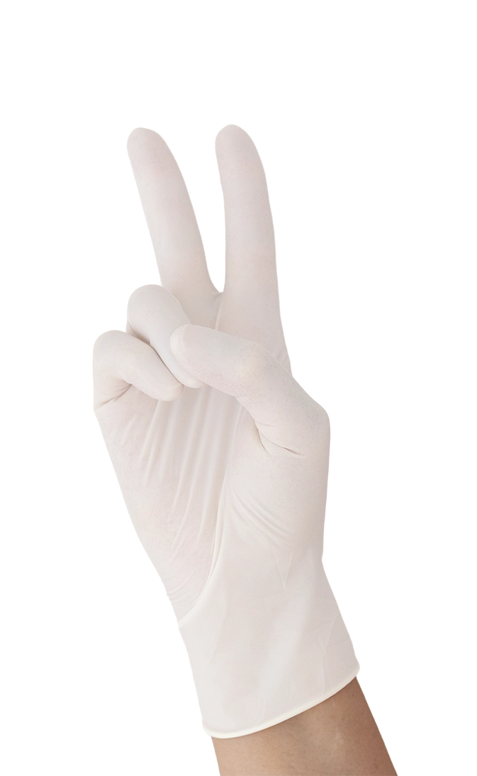 peppler nitril basic® | Nitrilhandschuh | weiß | Größe S