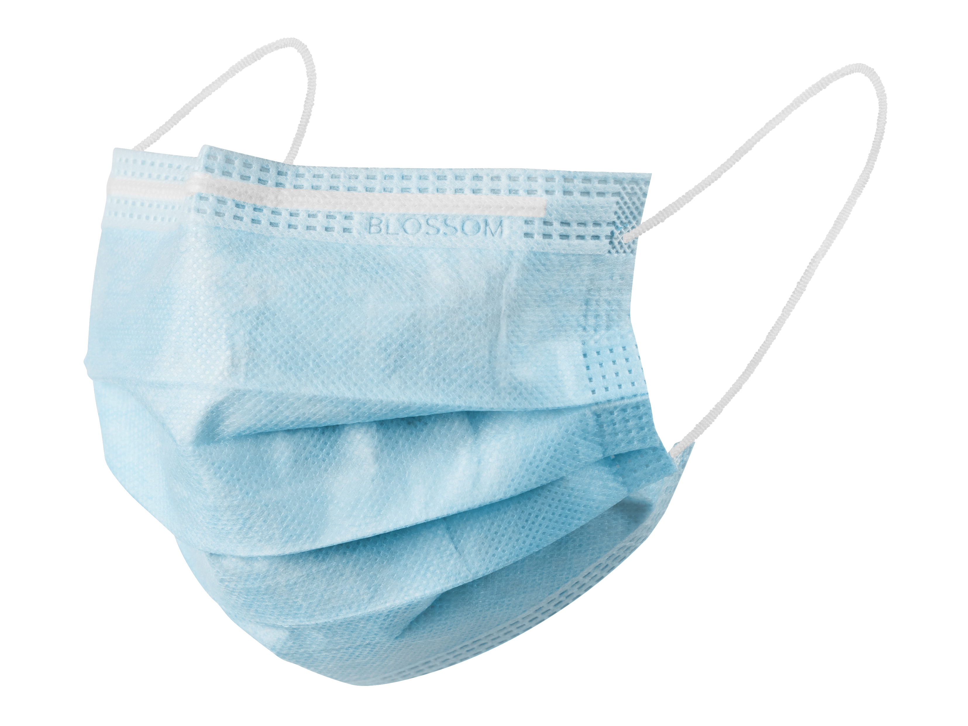 peppler care® | Mund-Nasen-Schutz | mit Gummizug | blau