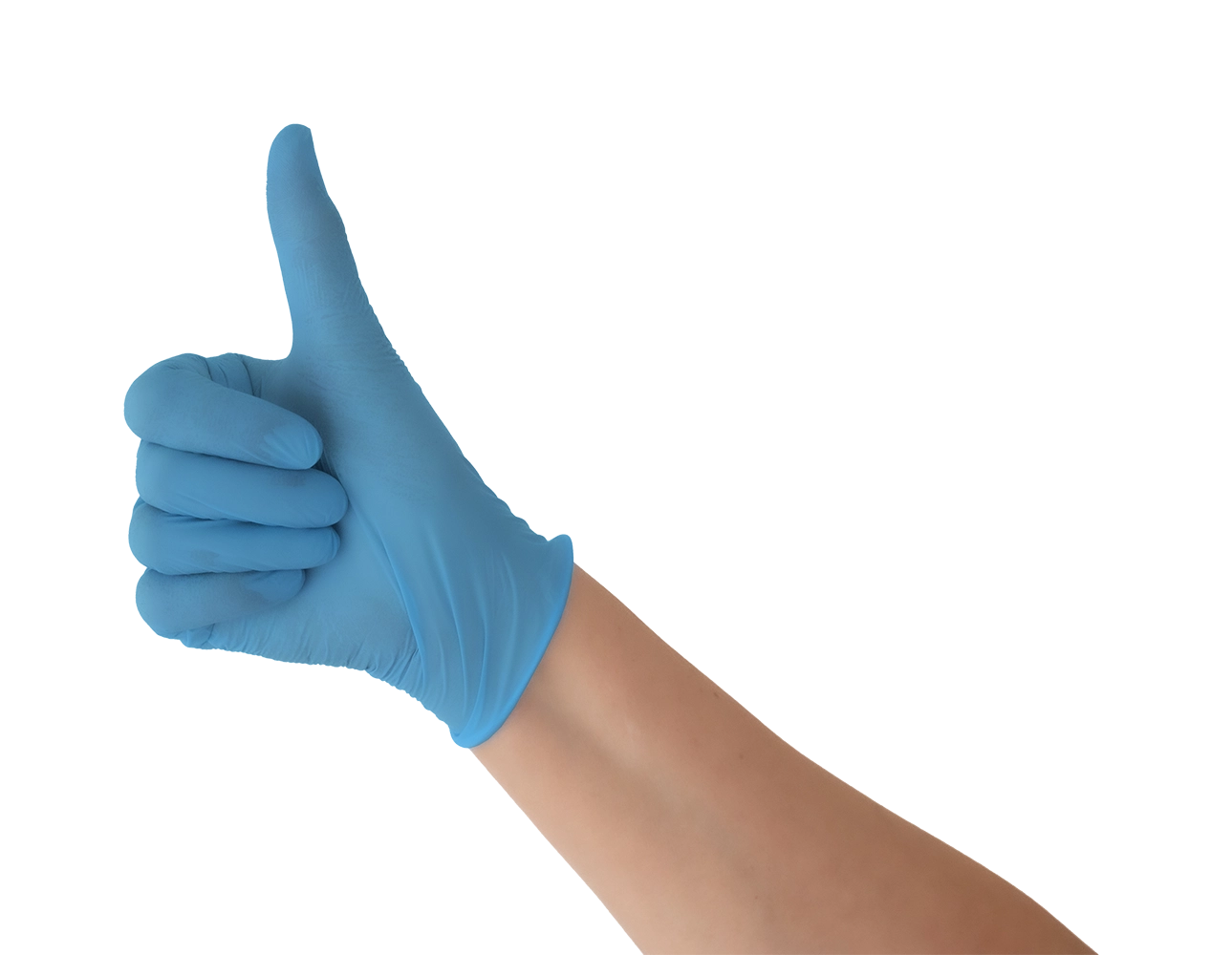 peppler nitril basic® | Nitrilhandschuh | blau | Größe XS