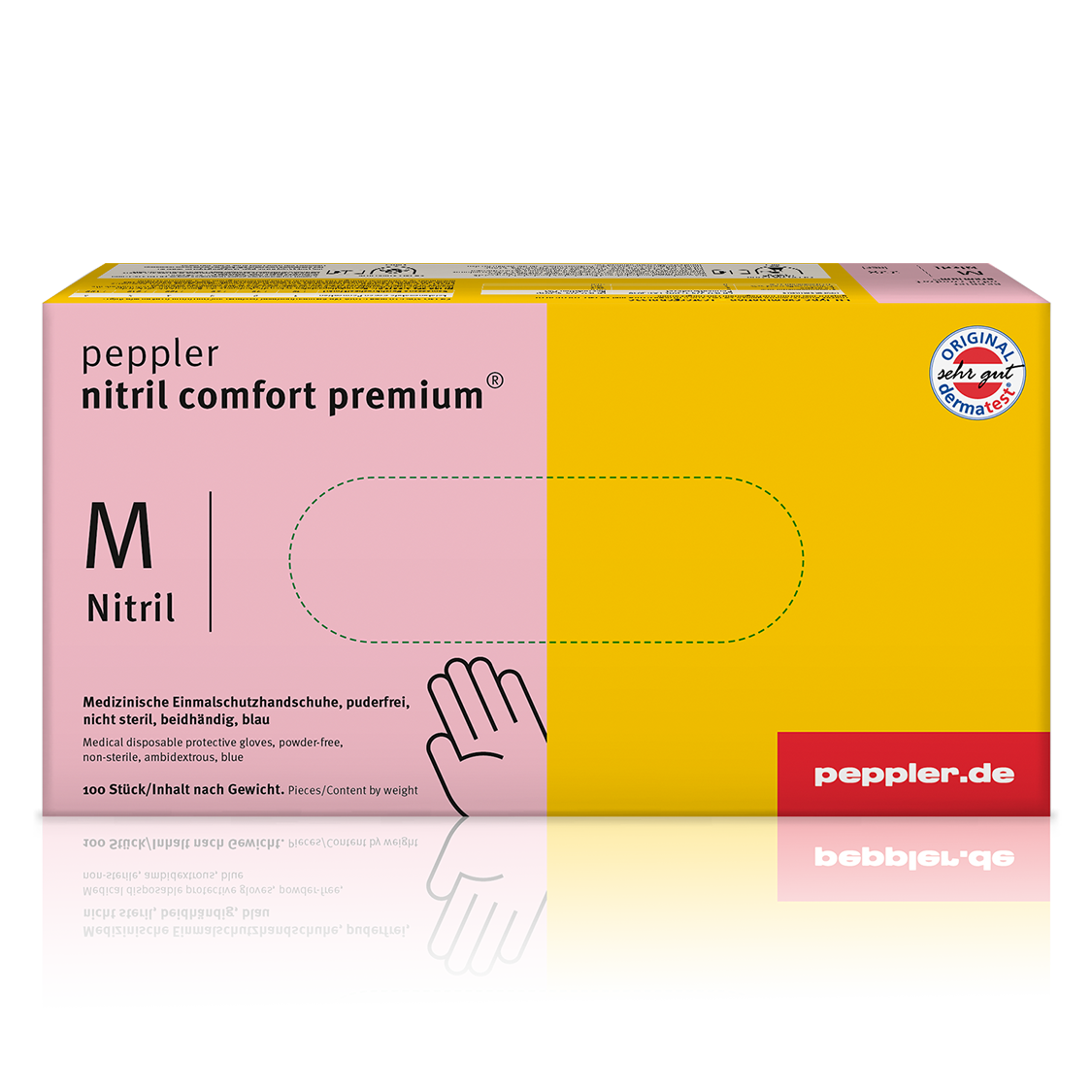 peppler nitril comfort premium® blue | Nitrilhandschuh