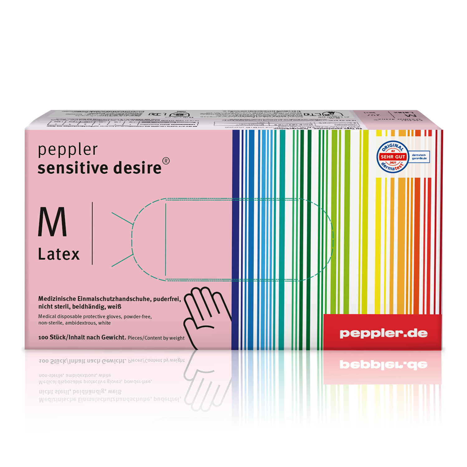 Gratis Muster | peppler sensitive desire® | Latexhandschuh